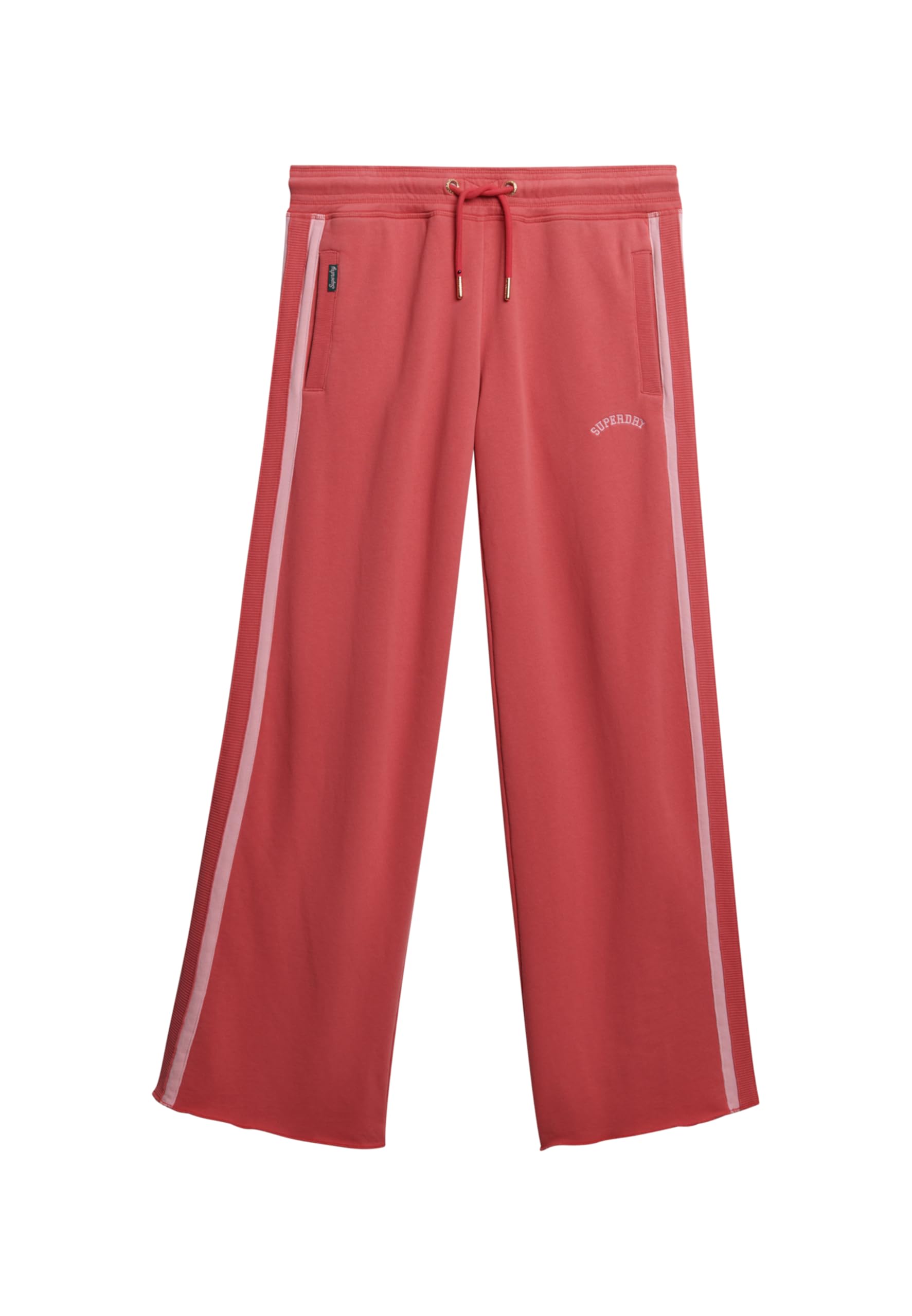 Superdry Damskie spodnie do biegania Athletic Essentials z prostą nogawką i logo