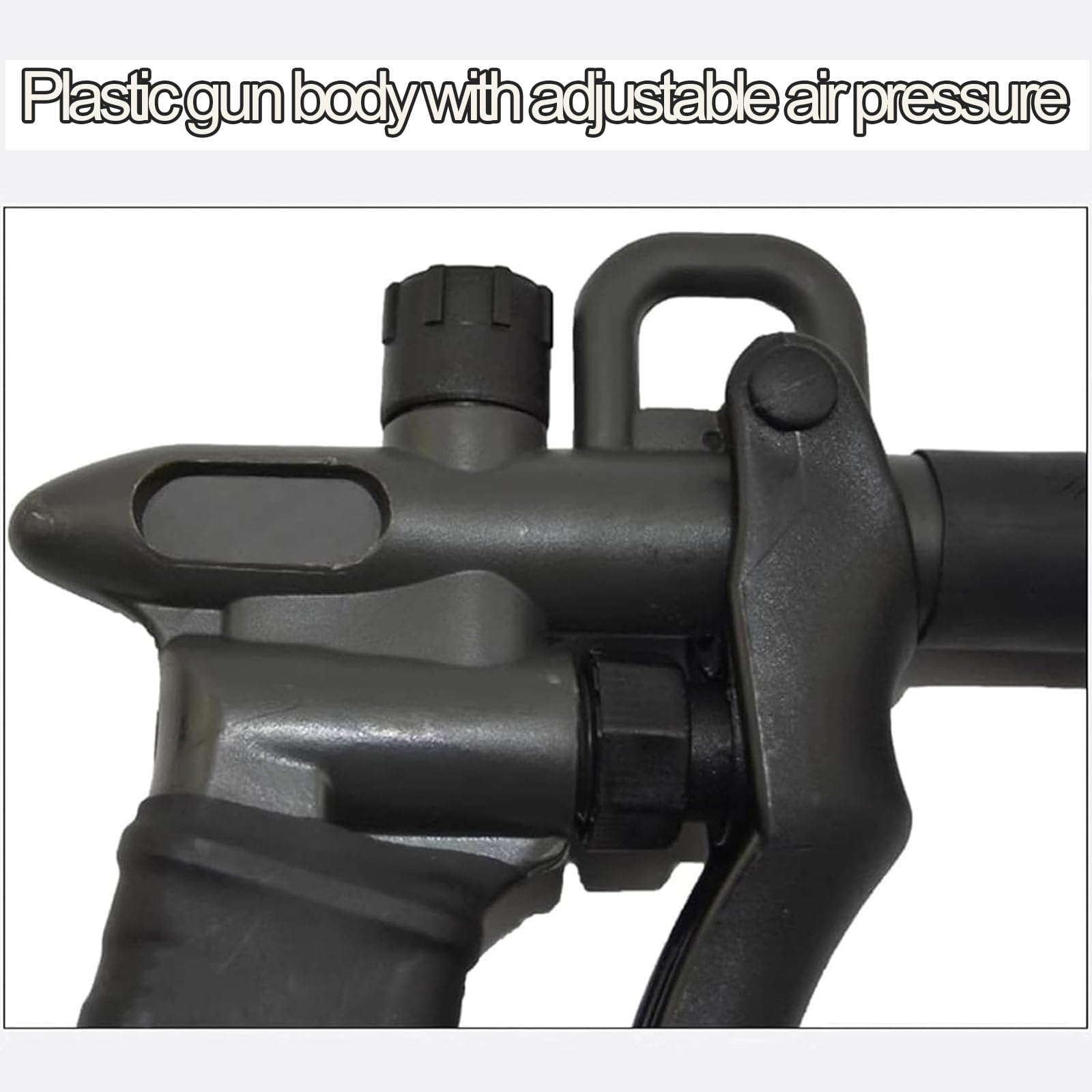 Jonizujący pistolet na sprężone powietrze, antystatyczny pistolet pneumatyczny z generatorem wysokiego napięcia 4,6 kV, regulowane ciśnienie powietrza, balans jonowy ± 35 V, do naprawy elektroniki