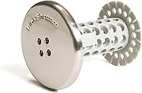 Vista 4 de SinkShroom Protector Revolucionario de Drenaje para Lavabo de Baño Atrapapelos, Filtro, Capturador, Edición Níquel