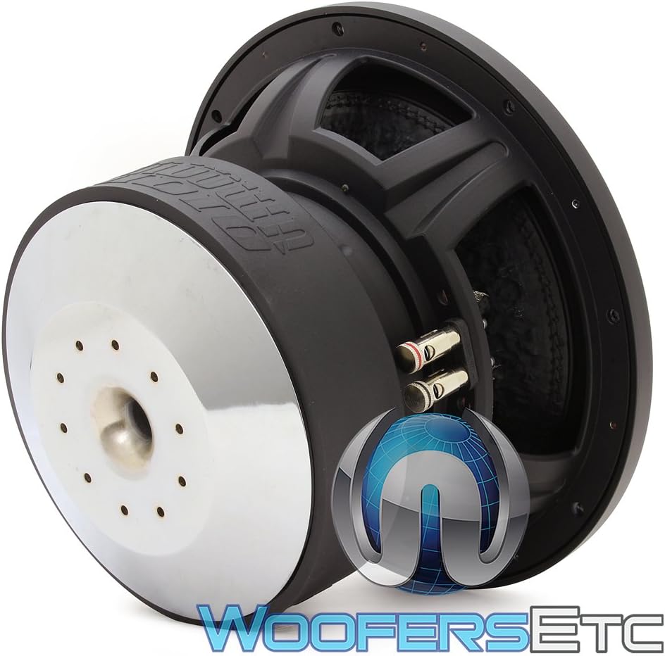 Rear view of the Sundown Audio U-12 D2 subwoofer, showing the large magnet structure and speaker terminals.