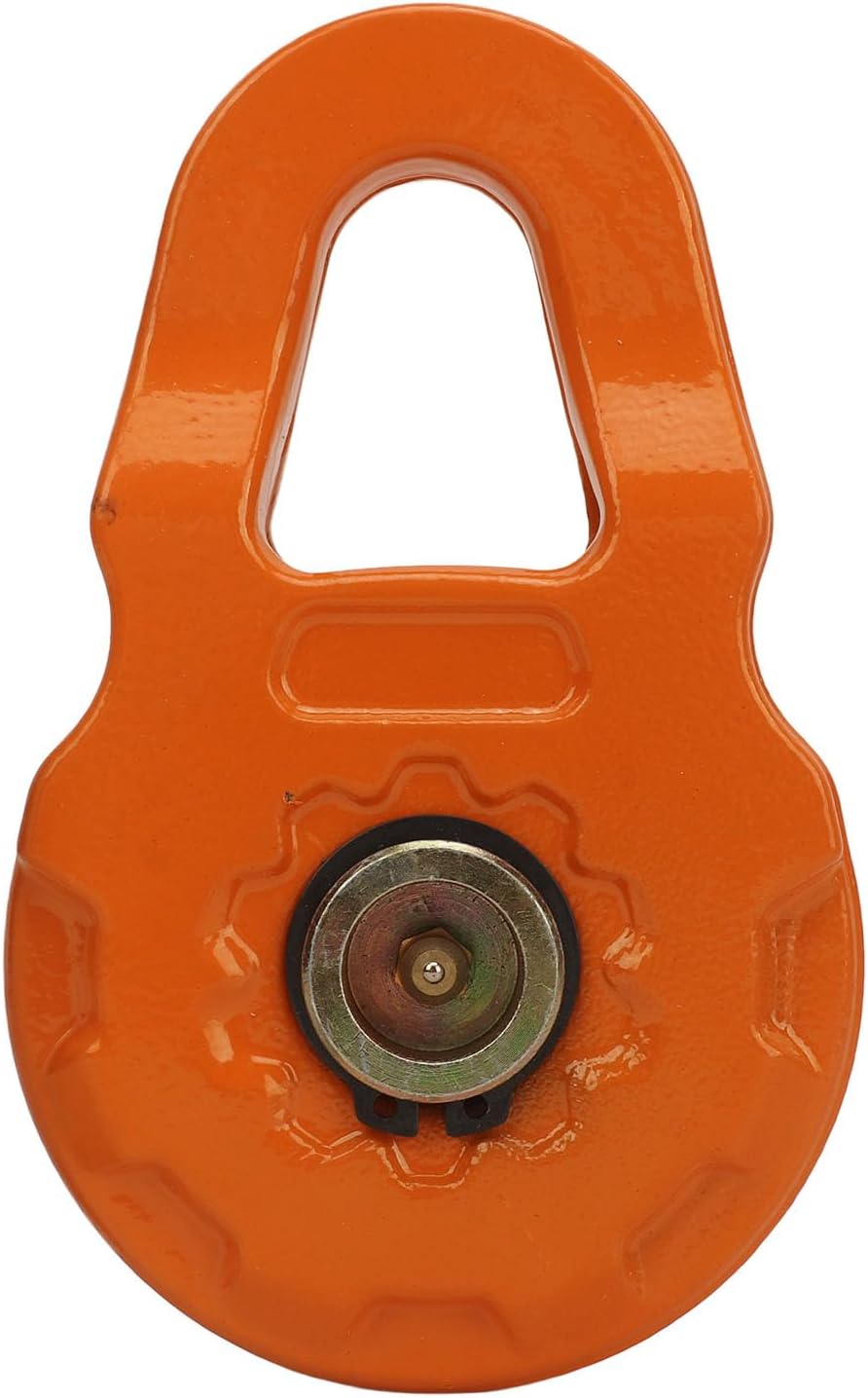 6T Snatch Block, Heavy Duty Winch Snatch Block Towing Pulley Block, Winch Pulley System for Synthetic Rope or Steel Cable, Offroad Recovery Accessory for Tractors, Trucks, ATV, UTV
