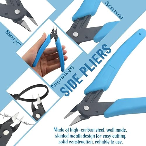 Miniatura 2 de WMYCONGCONG Kit de herramientas de modelado de 29 piezas, herramientas básicas, juego de manualidades, kit de herramientas de construcción para