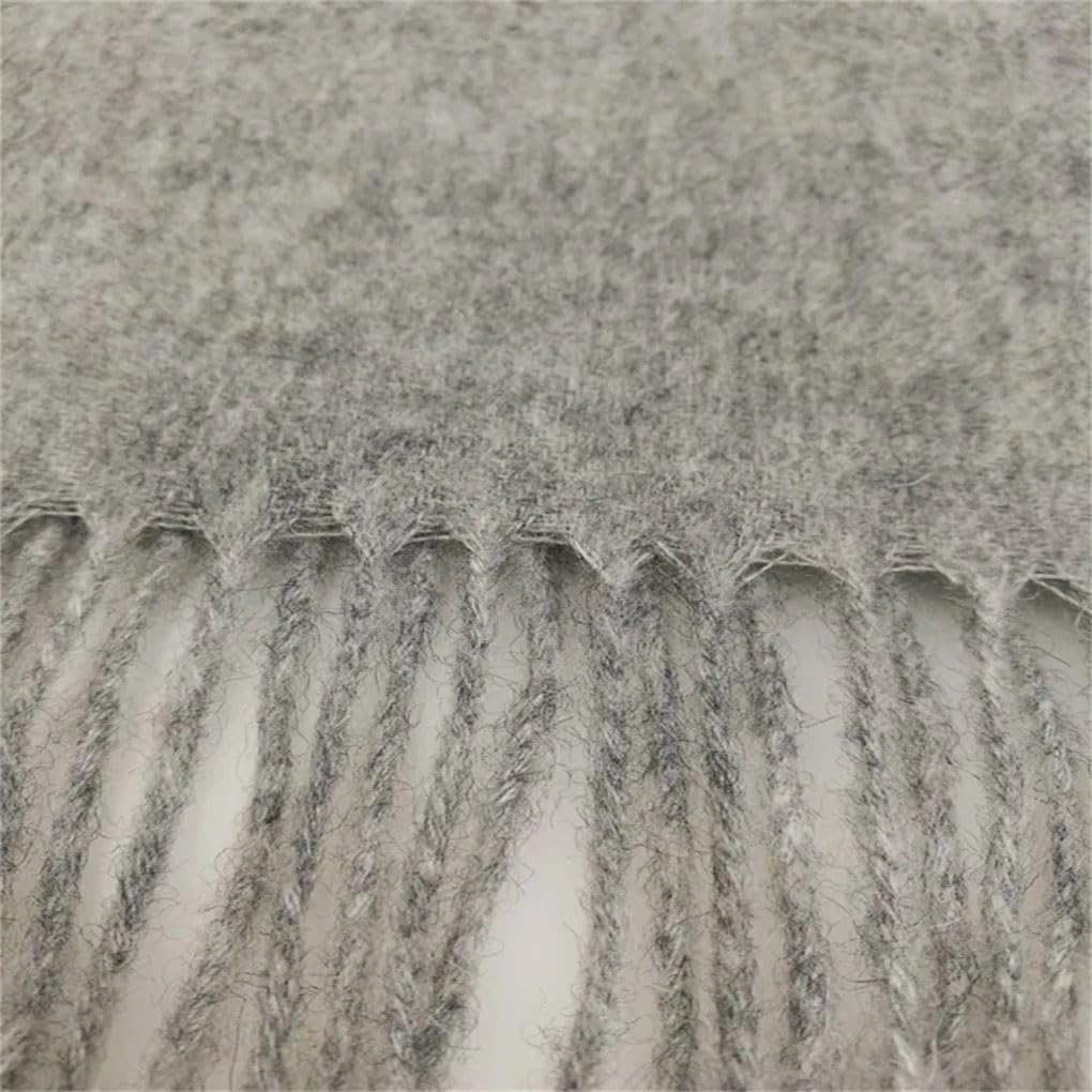 Scarf Women Men Warm Solid Tassel Male And Female Scarves