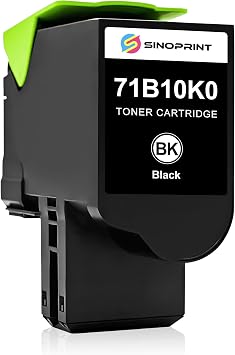 Compatible Toner Cartridge Replacement for Lexmark 71B0010 71B10K0 Black High Yield for Lexmark CS317 CS417 CS317dn CX317dn CS417dn CX417de CX317 (1 Pack Black)