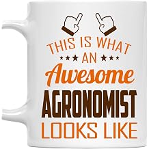 Awesome Agronomist Mug 11oz, This Is What an Awesome Agronomist Looks Like | 11oz White Ceramic Coffee Cup Gift for Work Office, Coworker, Birthday, Christmas