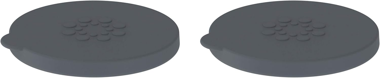 Lifefactory Silicone Wine Covers for 17oz Wine Glass, 2-Pack,Carbon