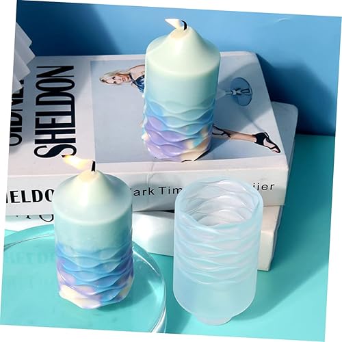 Miniatura 3 de 6 juegos de moldes de silicona para velas, moldes decorativos para velas de té, moldes de vela para fabricación de velas, resina artesanal Molde de