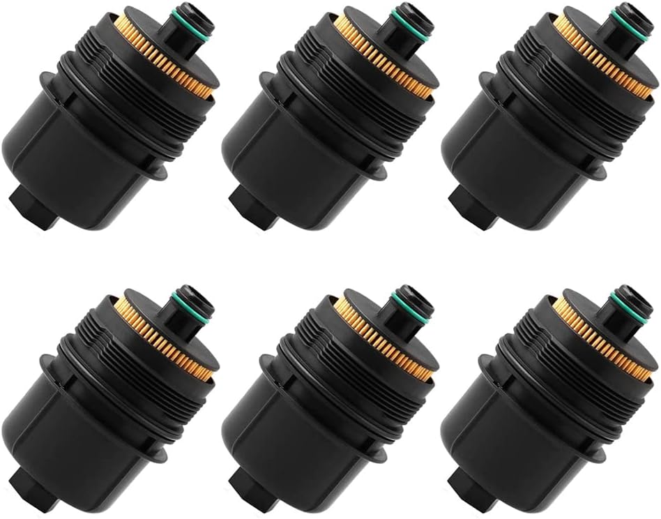 6 Pieces Ecodiesel Engine Oil Filter 68507598AA 68498720AA Compatible with Jeep 2021