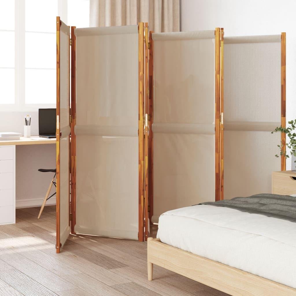 Séparateur de pièce pliable gain de place pour grand salon