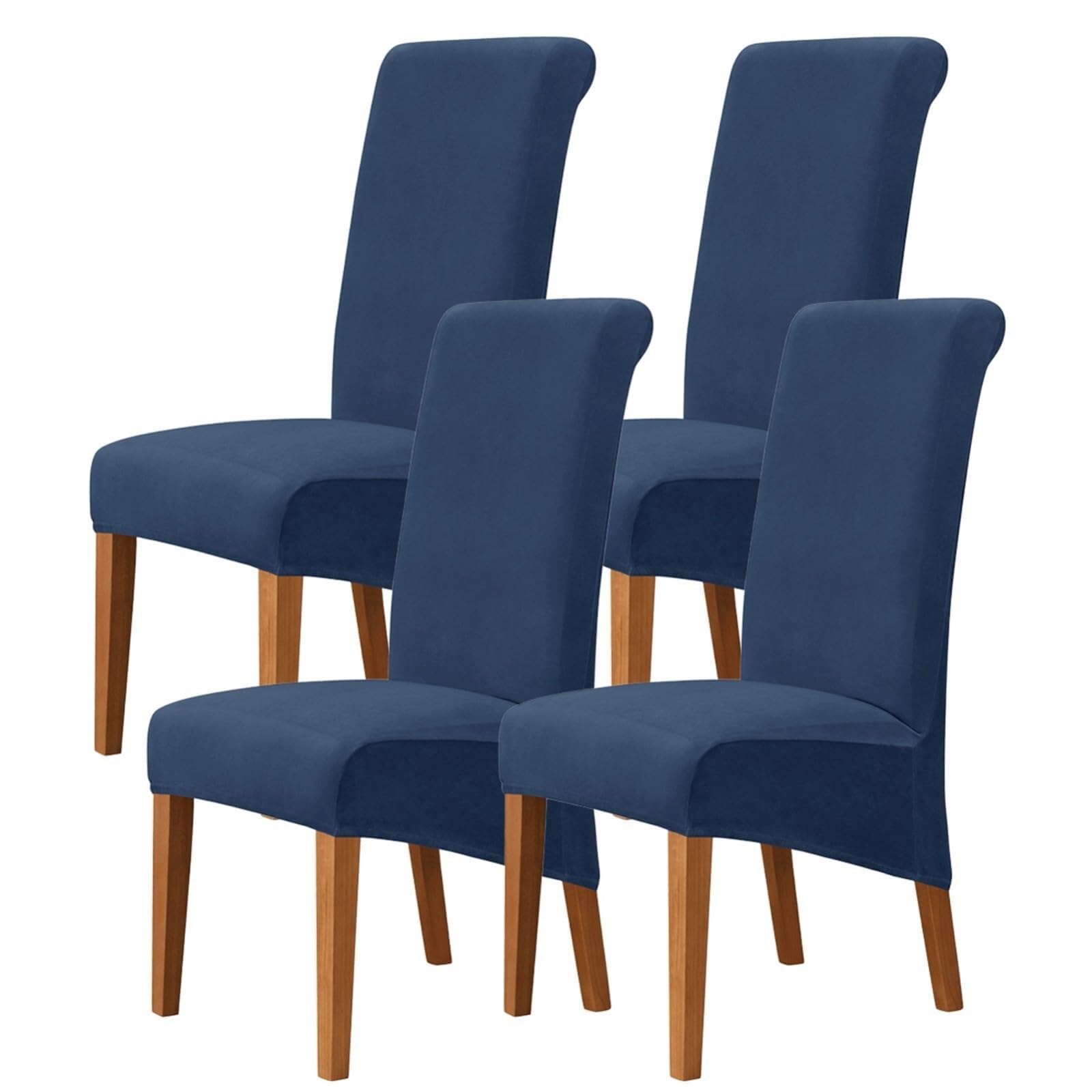 NMVAWIPT Stretch High-Back Dining Chair Covers, Removable Slipcovers, Machine Washable, Universal Fit For Home, Restaurant & Banquets(#9,4Pcs)