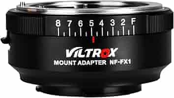 Adattatore Obiettivo VILTROX NF-FX1 - Nikon A Fujifilm X-Mount Con Controllo Apertura