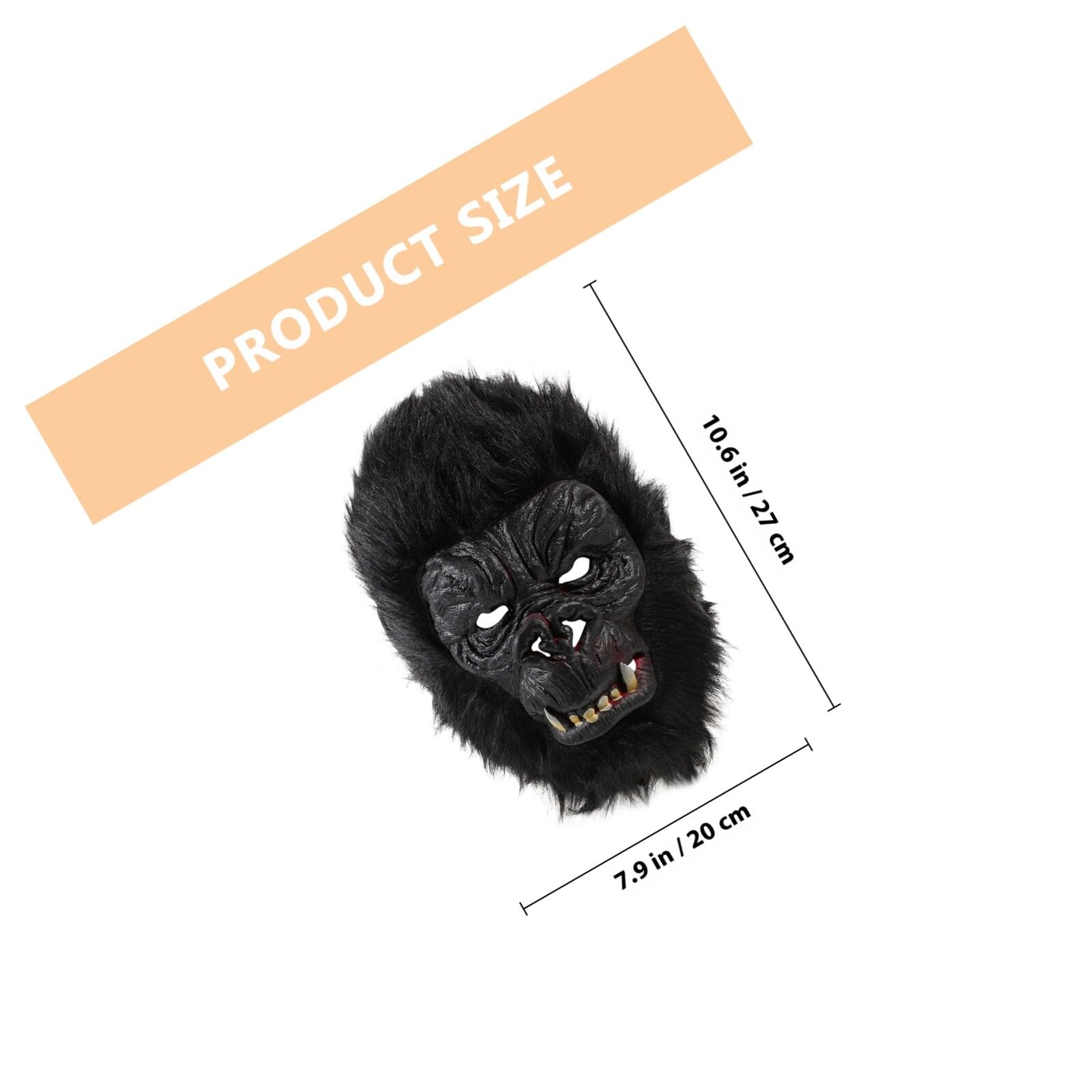 FRCOLOR Máscara de para Cosplay Halloween Cabeza de Animal de Látex y Felpa Talla para Fiestas Carnaval y Disfraces Terroríficos