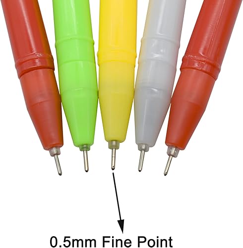 Miniatura 4 de Maydahui 12 bolígrafos de gel de Navidad creativos con letras de árbol de Navidad, muñeco de nieve, reno, Papá Noel, tinta negra para fiesta