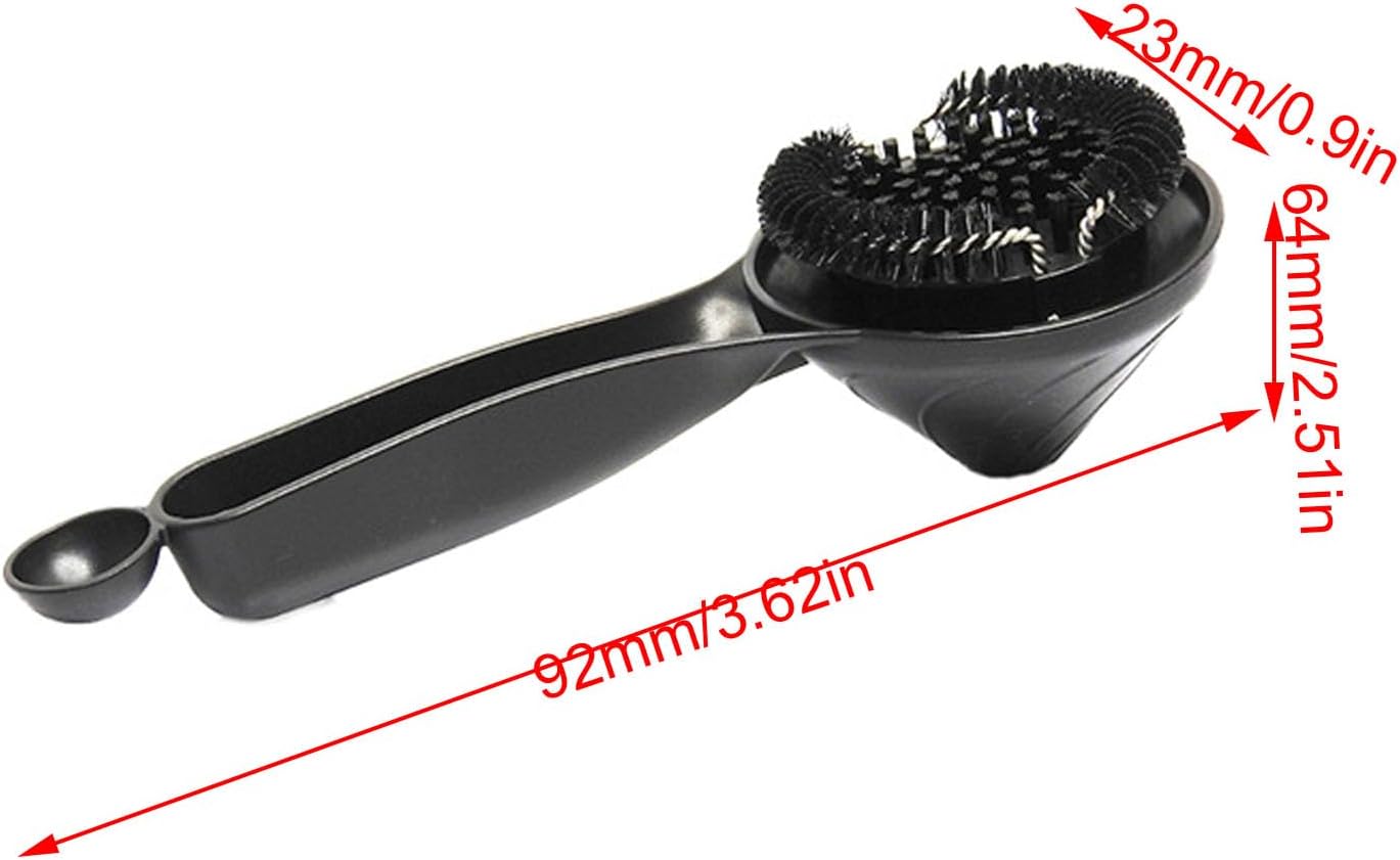 Yosoo Health Gear Coffee Machine Brush, Efficient 58mm Grouphead Brush with Water Deflector for Simple, Long Lasting POM Handle, Optimal Performance