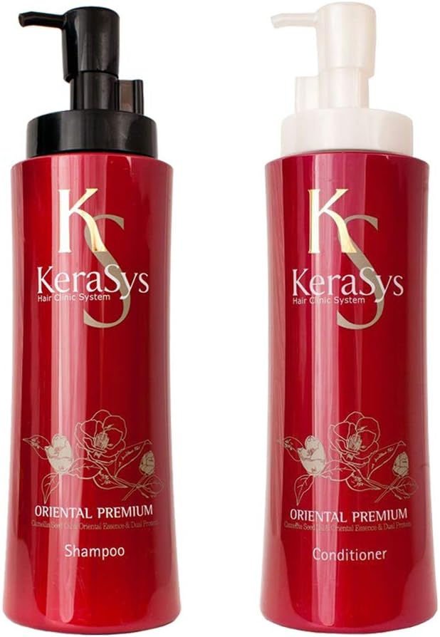 Aekyung Kerasys Oriental Premium Shampoo(600ML) and Conditioner (600ML) sets