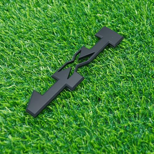 Image of Right & Left Badge 3D Emblems Nameplate Replacement for 1500 2500hd 3500hd 22813983 4X4 2Pc (Matte Black)