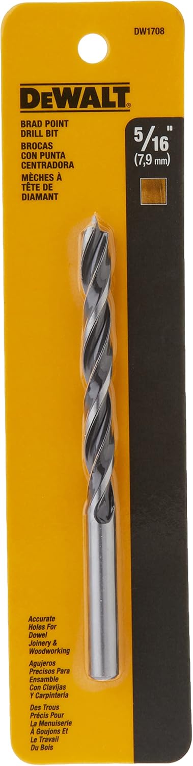 DeWalt DW1708 Brad Point, 5/16-Inch