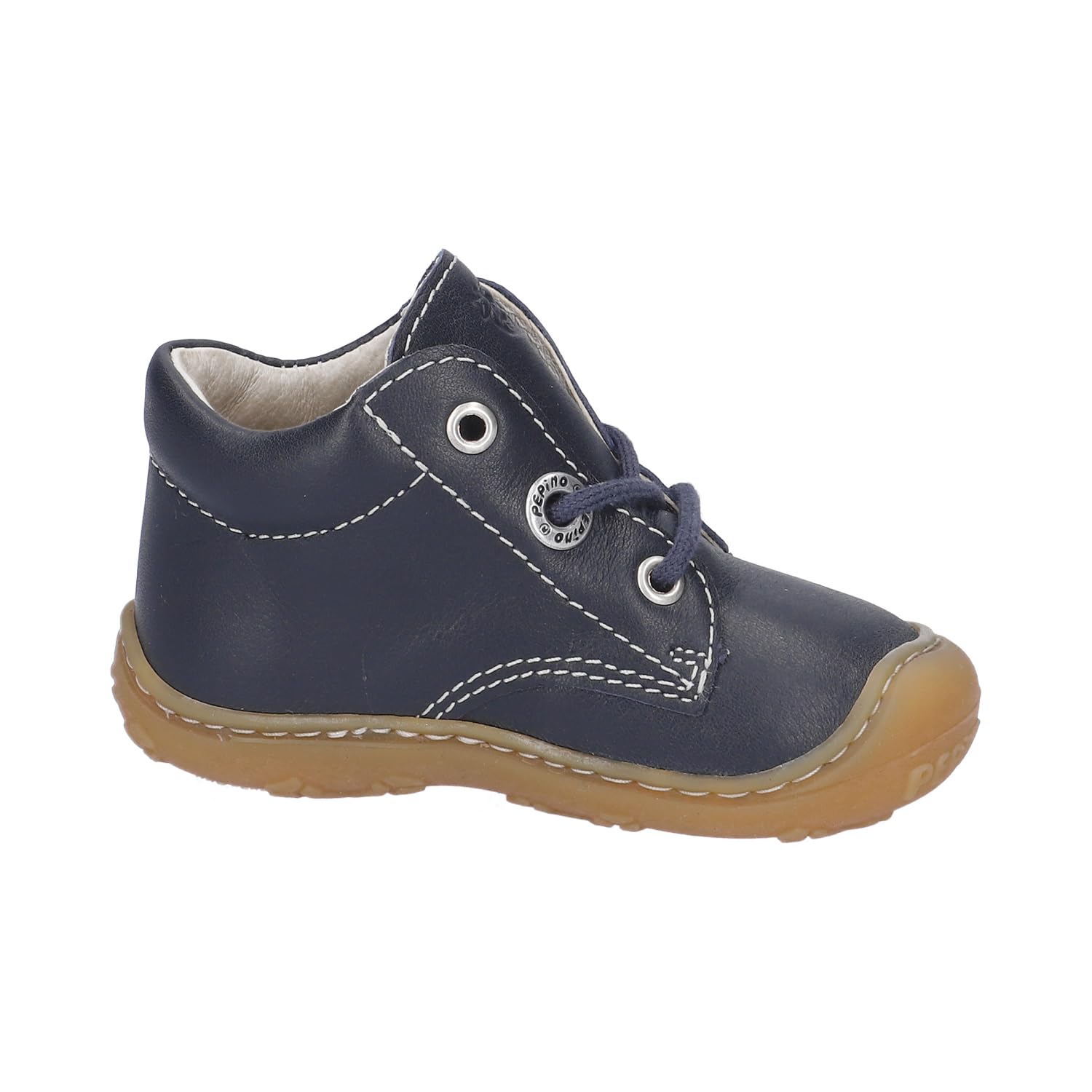RICOSTA Unisex - Baby Stiefel CORY Kinder Lauflernschuhe WMS:Mittel lose Einlage schnürstiefel booties leder nautic 180 EU