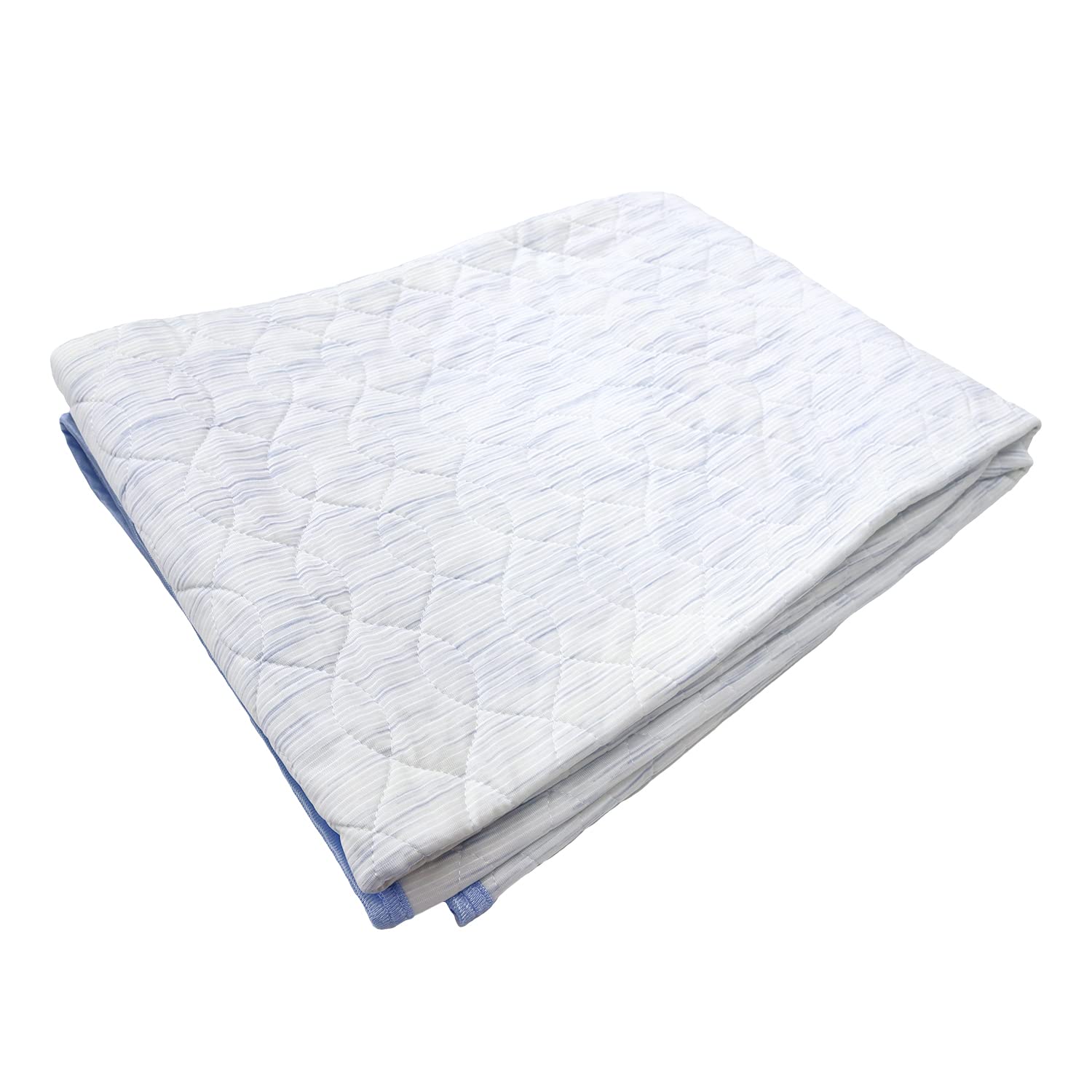 Amazon｜ロマンス小杉 アイスミンEX 麻 敷きパッド クイーン ブルー