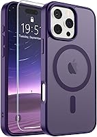Vista 191 de SUPFINE - Funda magnética para iPhone 11, apta para MagSafe (protección contra caídas de grado militar, 10 pies), delgada, translúcida, a prueba