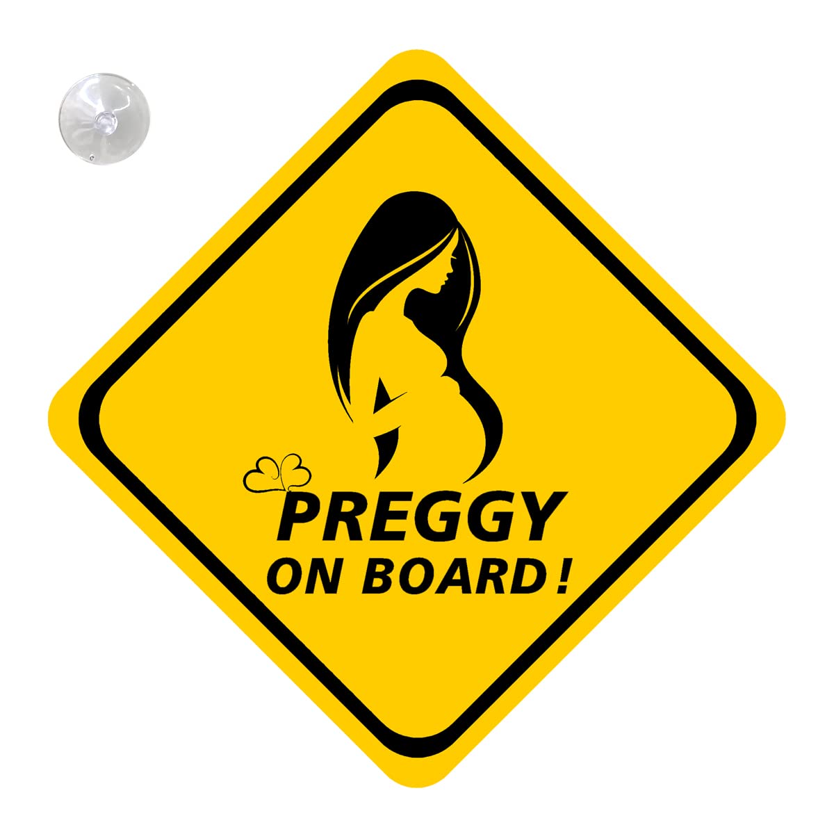 PREGGY ON Board,MOM ON Board,BUMB ON Board,Non TEARABLE MATT Finished CAR Sticker