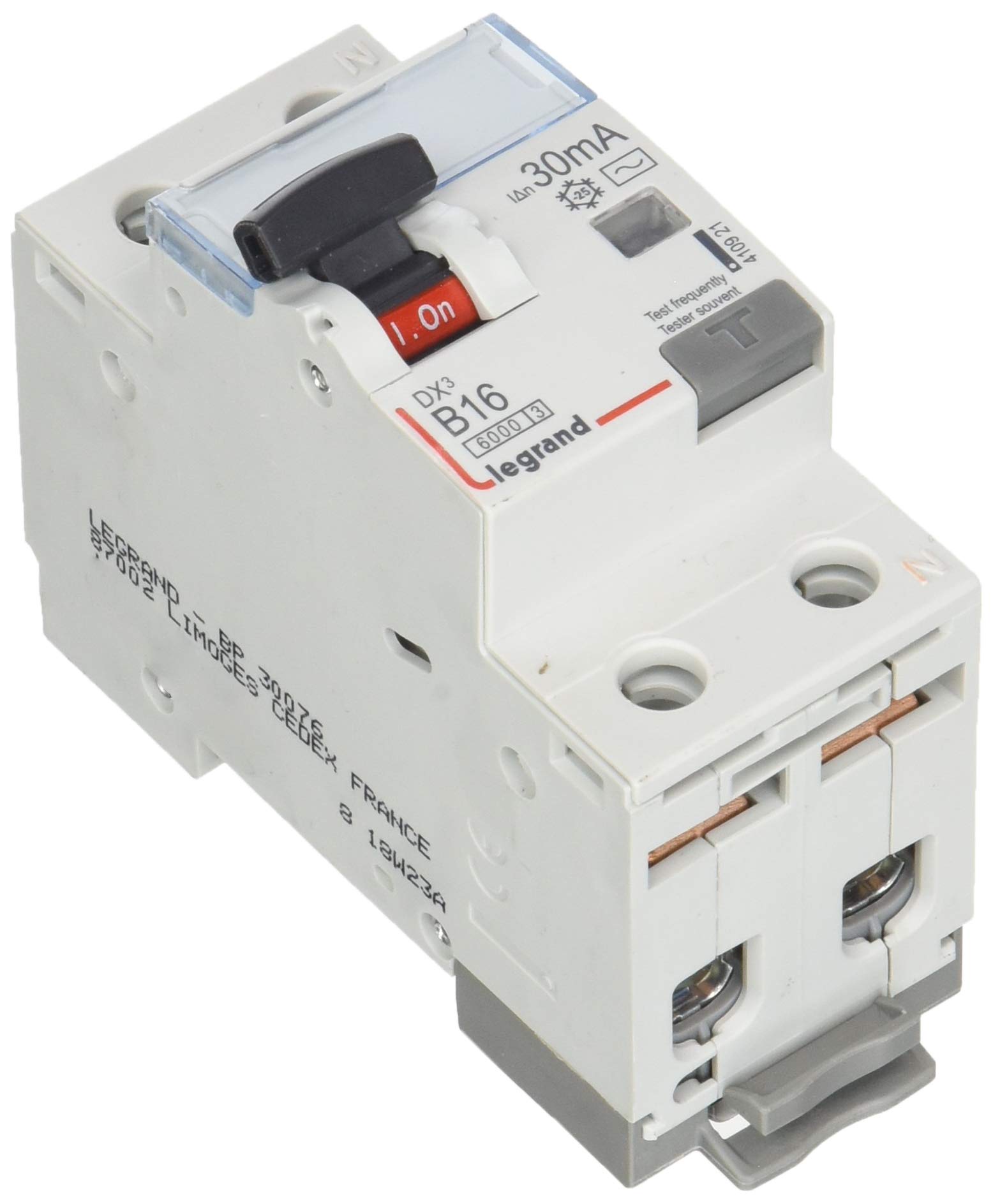 Legrand 410921 DX3 FILS B16A 1P+N 6KA 30MA AC