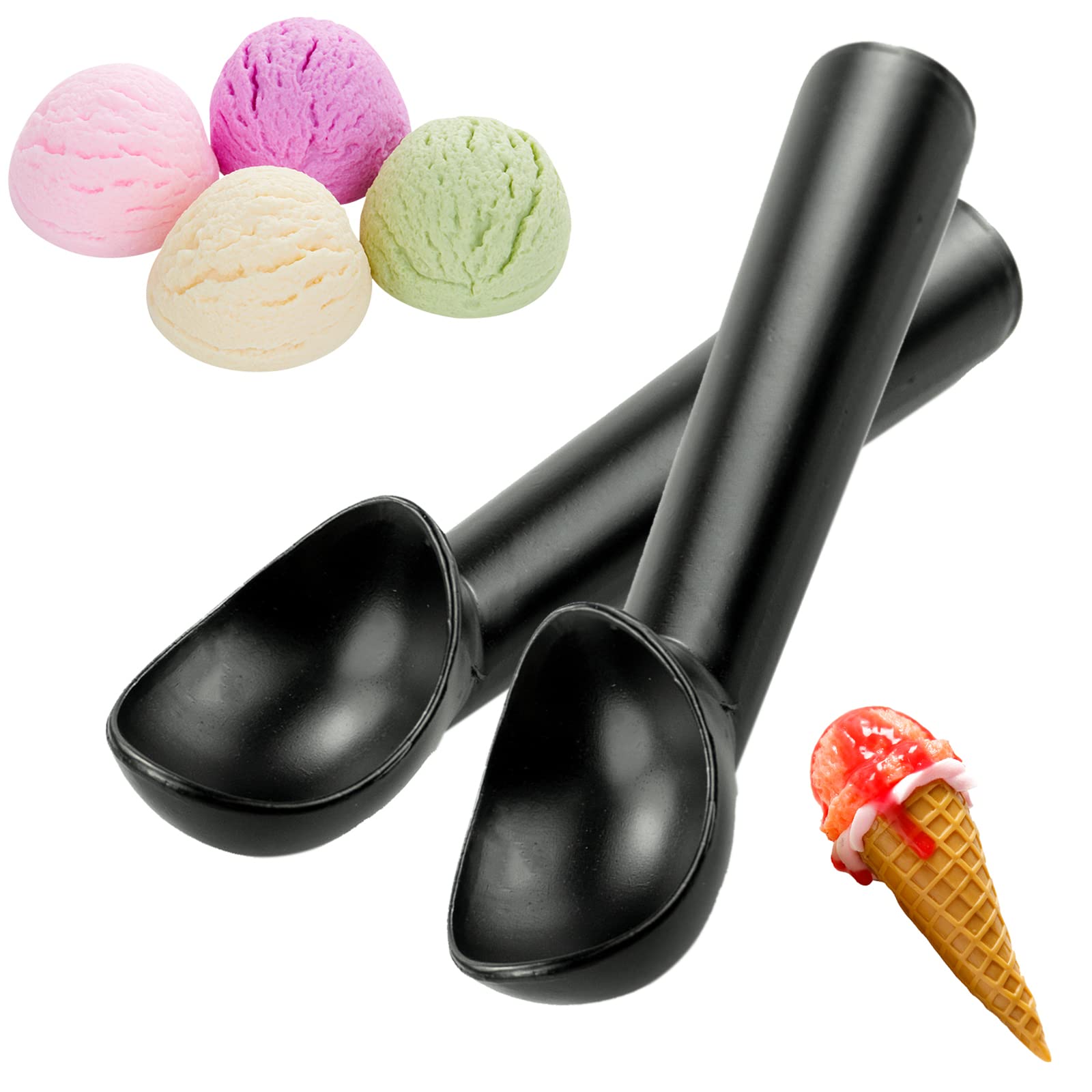 Palette per gelato in alluminio antiaderente Set di 2 professionale