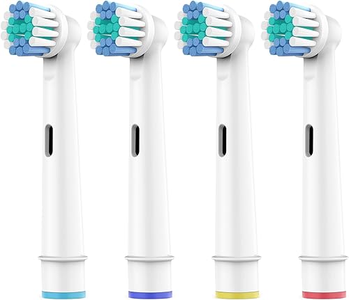 Cabezales de cepillo de dientes para Oral B, paquete de 4 cabezales de repuesto para cepillos de dientes eléctricos profesionales, cerdas Dupont