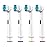 Toothbrush Heads for Oral B, 4 Pack Professional Electric Toothbrush Replacement Heads Medium Soft Dupont Bristles Replacement Toothbrush Heads Precision Clean Brush Heads Refills