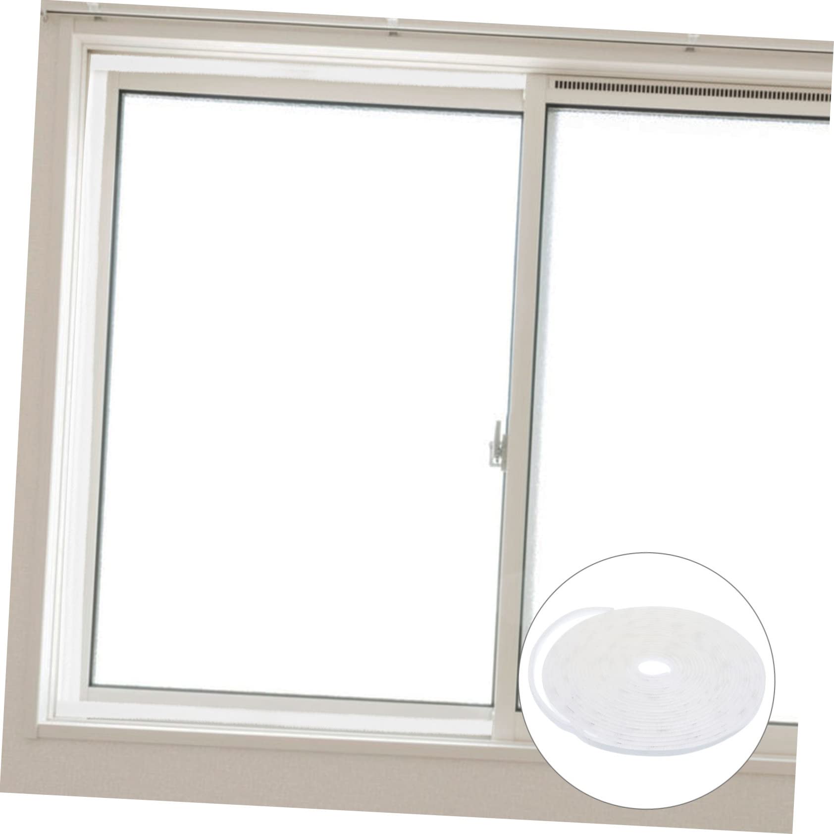 BESTonZON 5rollos Autoadhesiva De Sellado Para Puertas y Ventanas Aislante Acústico y Antiviento De Instalación Material y Flexible Cierre De Grietas y