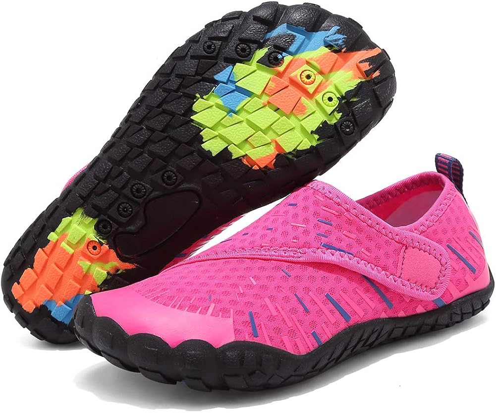  | Boys & Girls Water Shoes Lightweight Comfort Sole Easy Walking Athletic Slip on Aqua Sock(Toddler/Little Kid/Big Kid) | Water Shoes