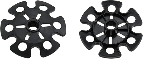 Miniatura 2 de E-outstanding 2 bastones de trekking para nieve, polvo de nieve, para arena, barro, esquí, senderismo, repuesto para accesorios de senderismo, color