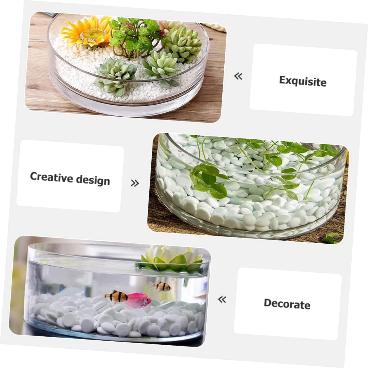 Capacity Glass Flowerpot Vase for Centerpieces Terrarium Decor Home Plant Pot Hydroponic Planter