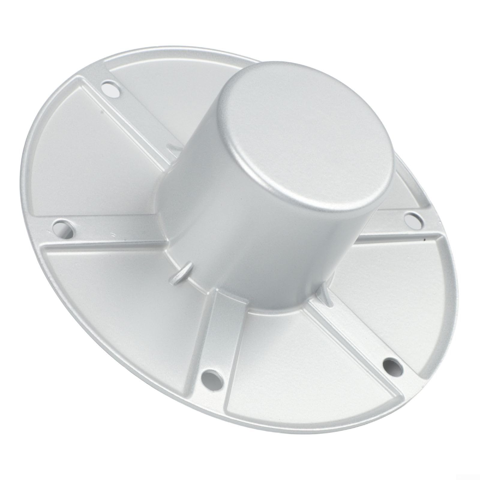 Pied de table en aluminium, base ronde encastrée, support de montage au sol, pour camping-car, bateau, remorque de 15 cm, diamètre intérieur de 5,7 cm