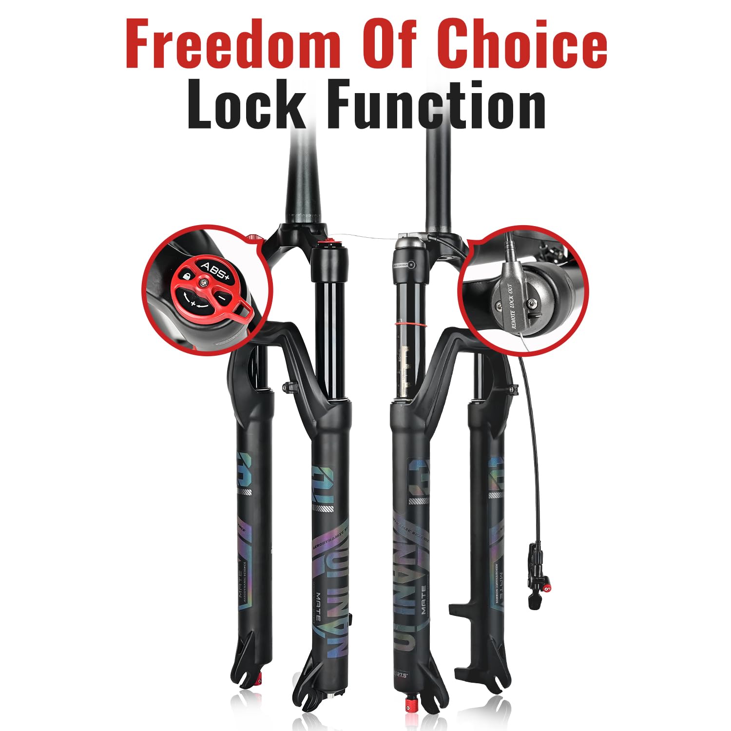 Amazon | NANLIO 自転車サスペンション 26/27.5/29インチ エア