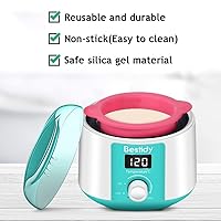 Vista 3 de Kit de cera calentador de cera (rosa, pequeño)