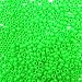 Lime Green Opaque Plastic Craft Pony Beads, 6 x 9mm, 1000 Beads