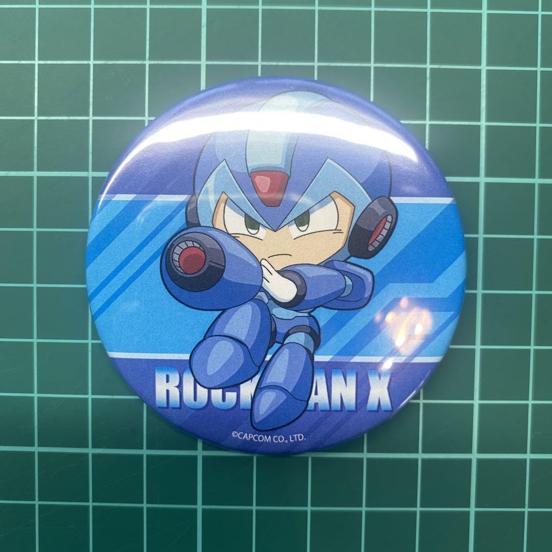 ロックマン　缶バッジ Amazon | ロックマンX 缶バッジ ミニキャラ | バッジ | おもちゃ