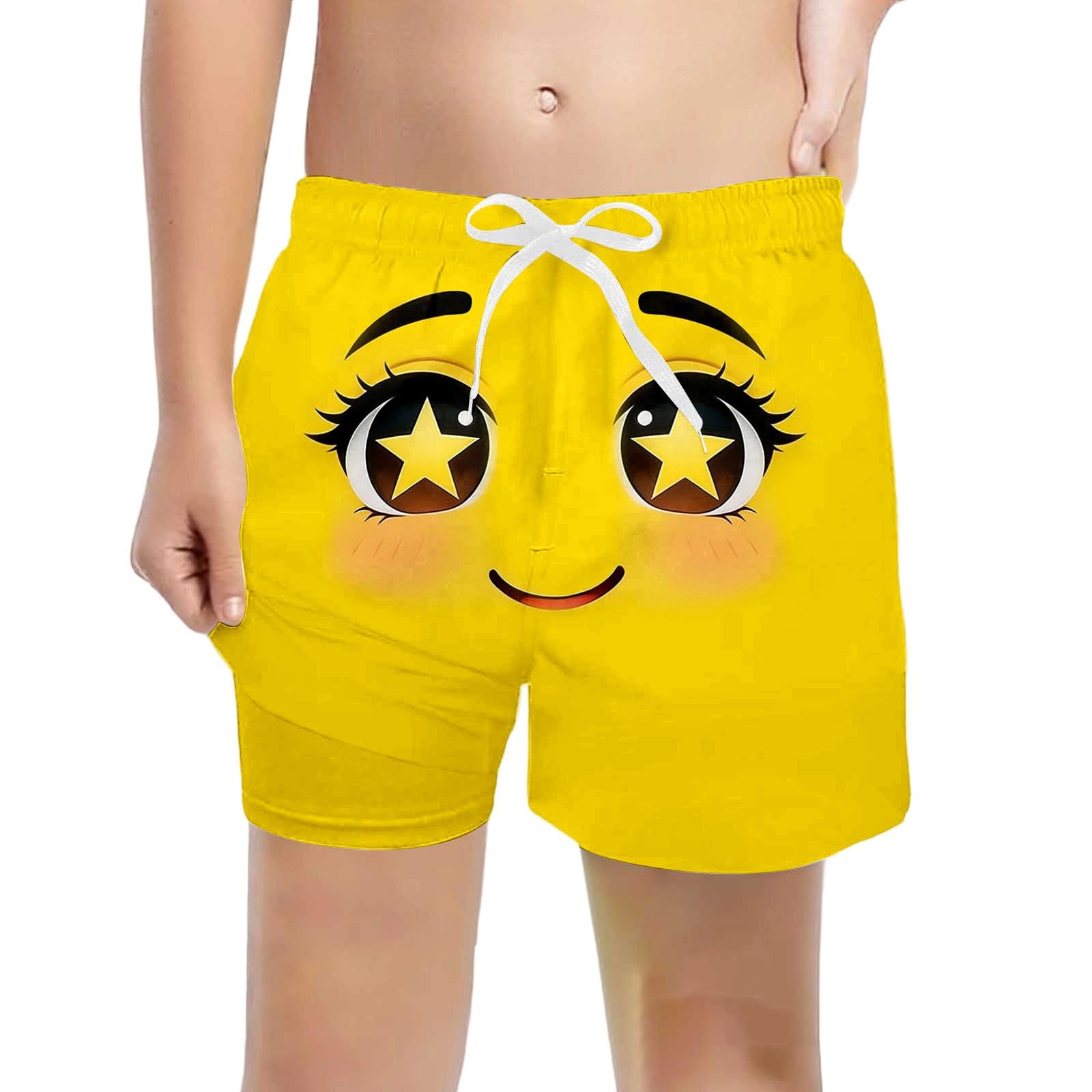 Short de bain bébé garçon imprimé été avec slip de compression intégré - 5