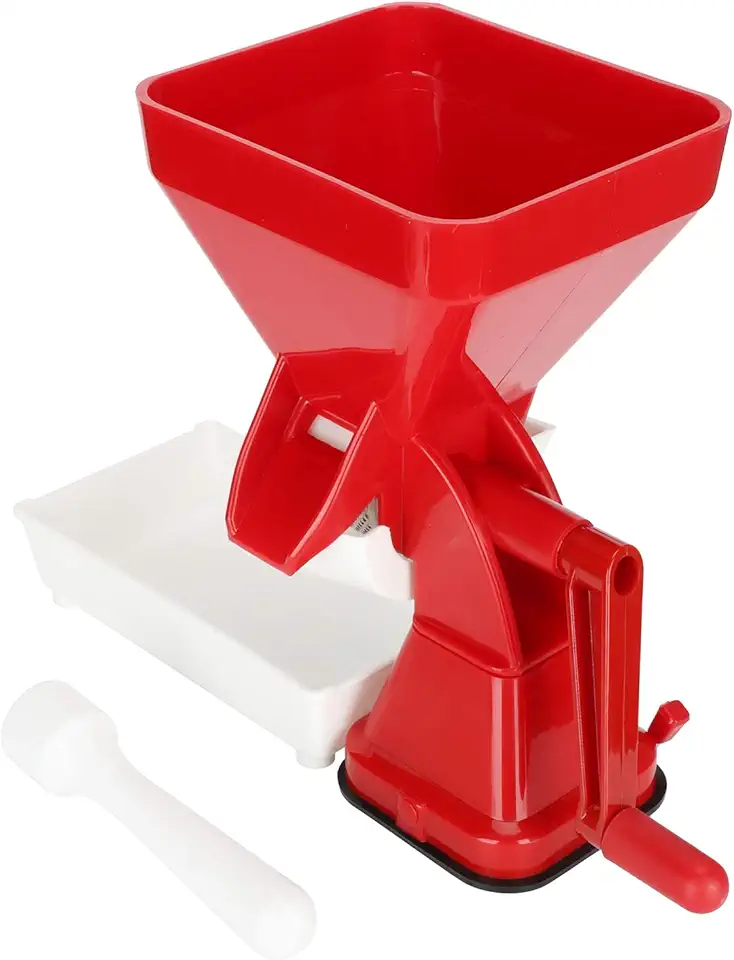 Luqeeg Prensa de Tomate Manual Eficiente, Espremedor de Tomate para Ferramenta de Cozinha, Fácil de Usar para Cozinhar Em Casa, PP + Aço Inoxidável