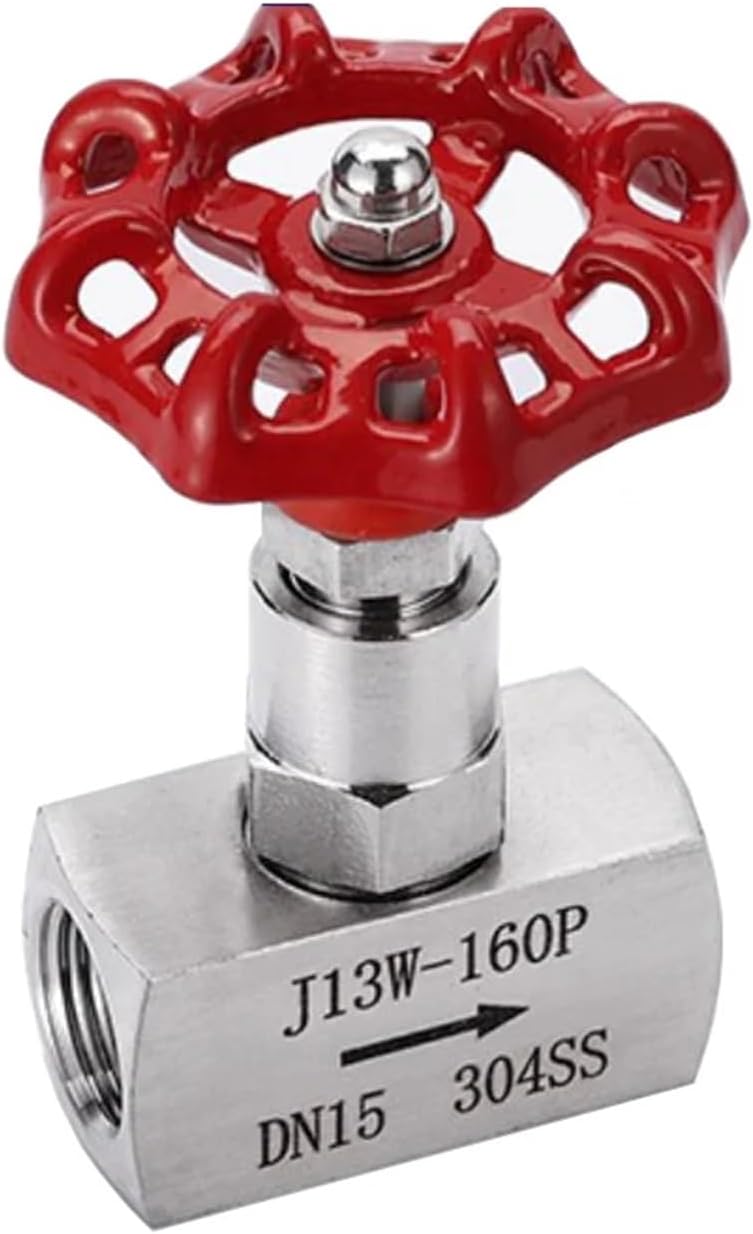 1pc 304 SS High Pressure Female Thread Globe Valve - J13-160P - for Solenoid,Check Valve Applications(3/8in)