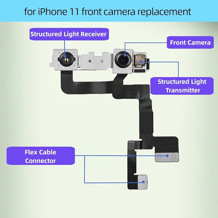 m2bra　iPhone Amazon.com: MrR.OMW for iPhone 11 Front Facing Camera 12MP