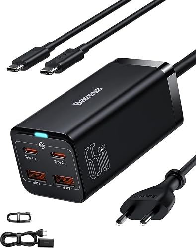 Baseus 65W GaN 4 Puertos