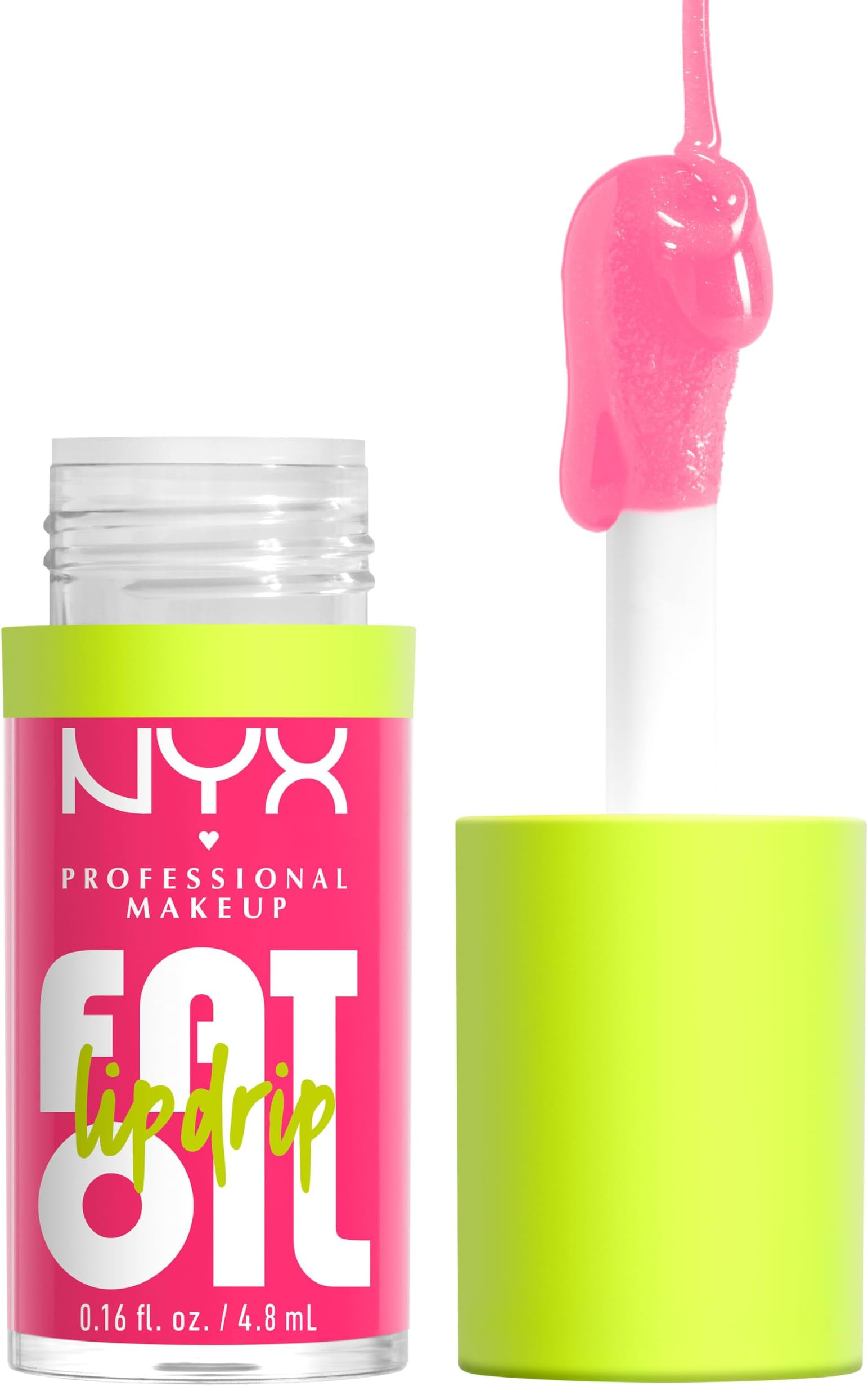 Lip Oil, Fat Oil Lip Drip, High Shine Tinted Gloss, 12hr Hydrating Lip Treatment with Squalane, Non-Sticky, Vegan, Shade: Missed Call