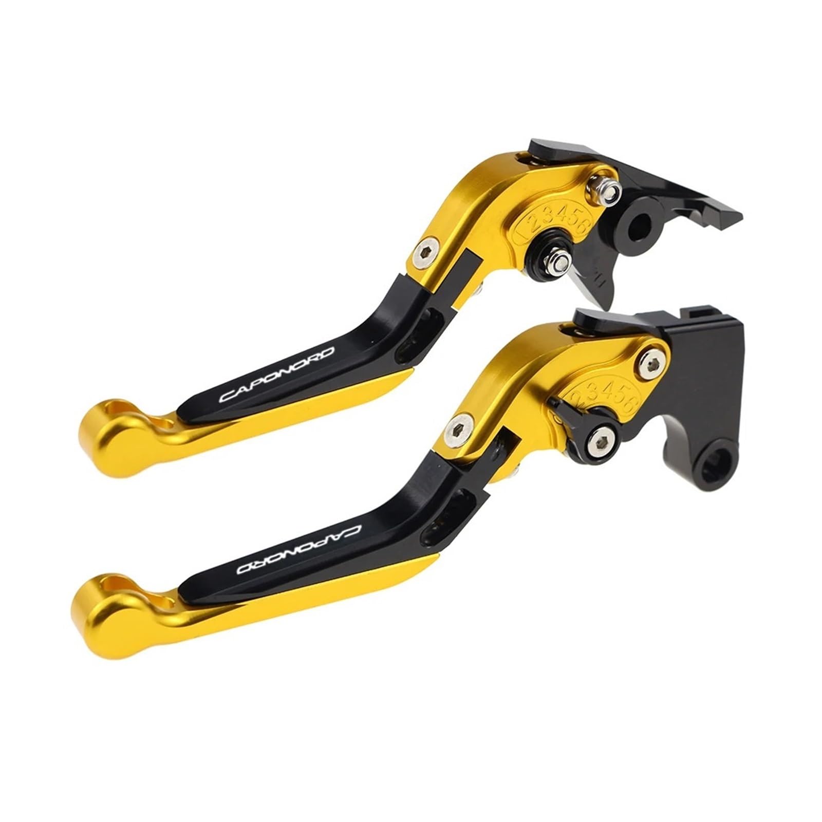 Jghfdws 11 Motorcycle Brake Clutch Lever Set For Caponord1200 Motorcycle Folding Extendable Brake Clutch Levers(11)