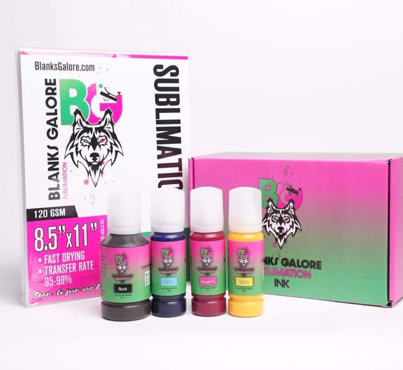 BG BLANKS GALORE SUBLIMATION, Sublimation Ink Office Products