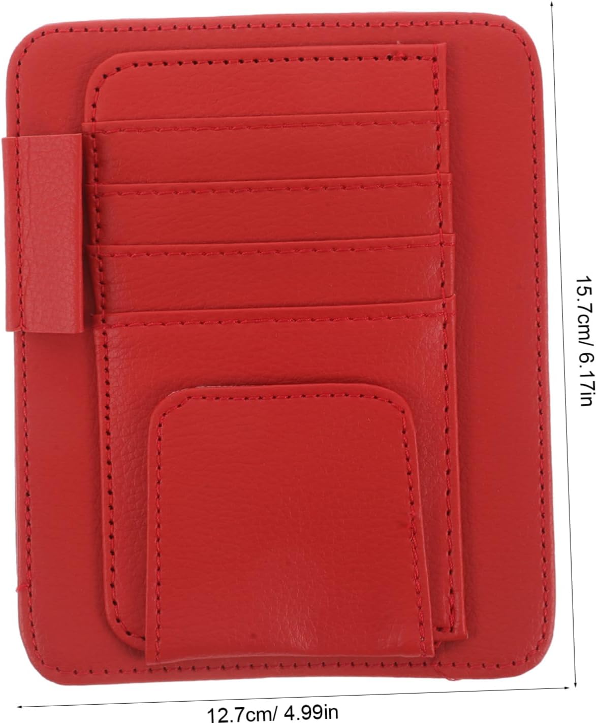 GLEAVI Car Visor Sunglass Clip Organizer with PU Scratch Protection image 2