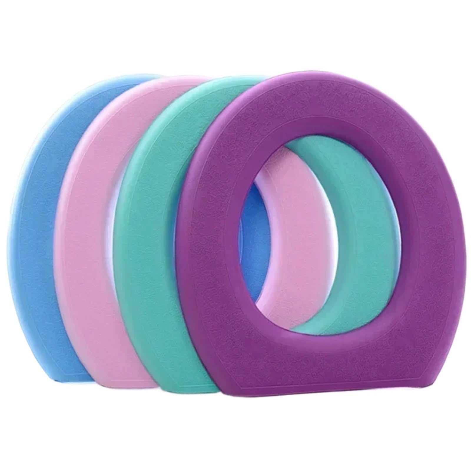 Fundas para asiento de inodoro suaves lavables que solucionan el váter frío juego de 3