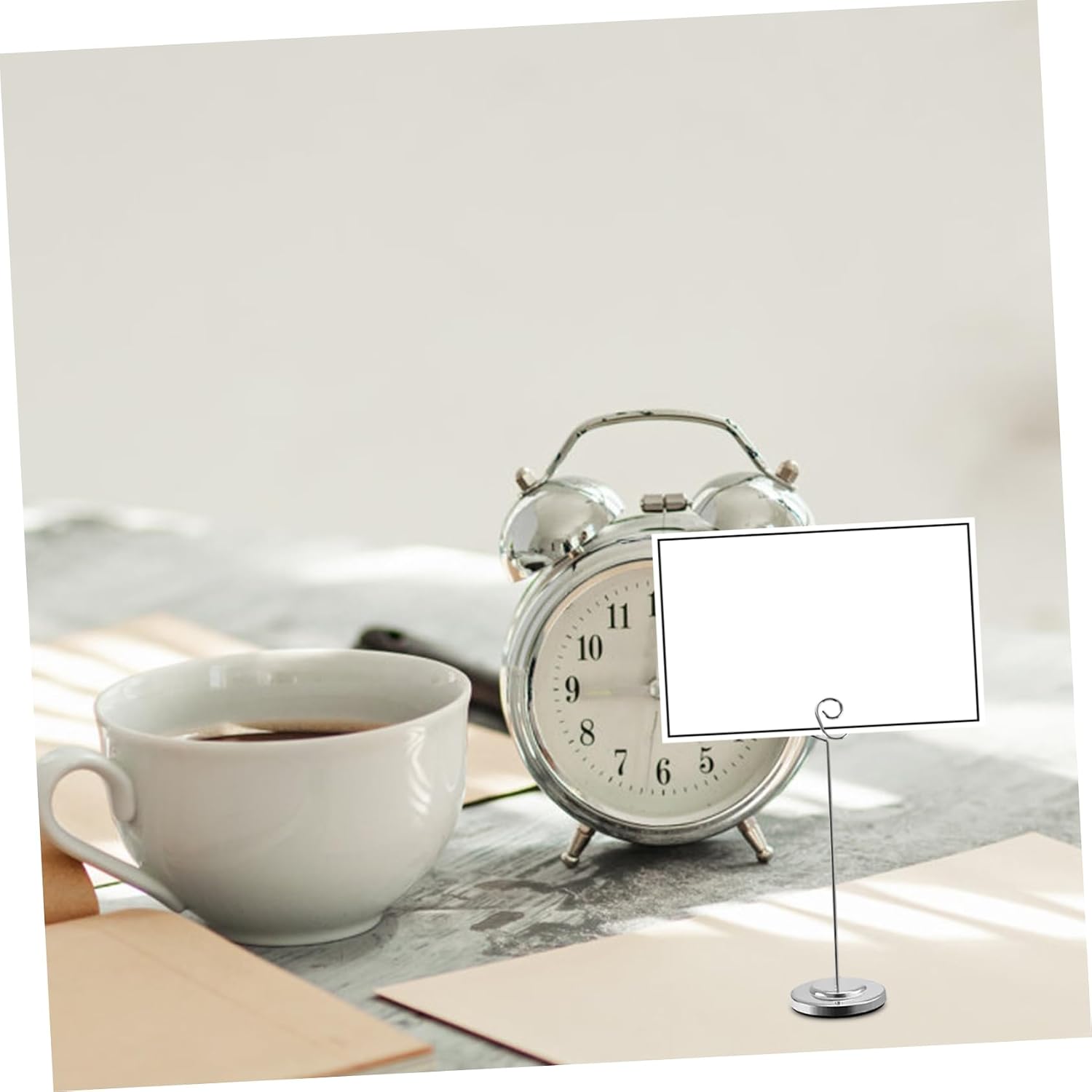 Gadpiparty 18pcs DIY Photo Clip Holder: Versatile Table Card Stand - Picture Holder for Notes Pictures Menu Cards Name Tags DIY Craft Projects