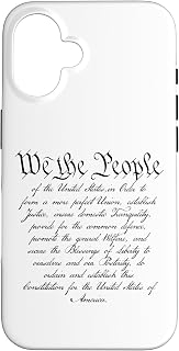We The People, Preamble to The US Constitution, White Case for iPhone 16